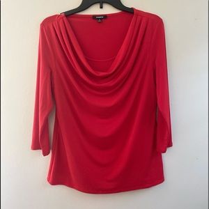 Red blouse